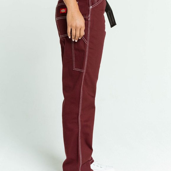NWT DICKIES Belted Juniors Carpenter Pants Relax - Picture 4 of 7